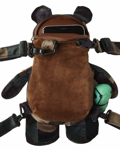 Sprayground BEARCUB BACKPACK - CAMOCHECK MONEYBEAR