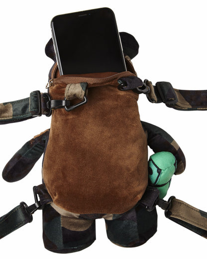 Sprayground BEARCUB BACKPACK - CAMOCHECK MONEYBEAR