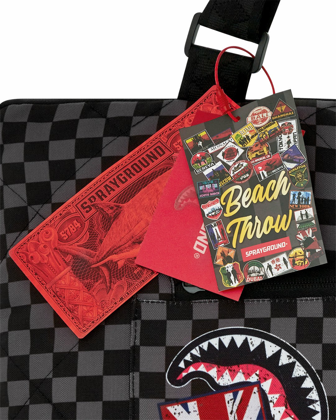 Sprayground GLOBAL MOGUL UNLIMITED MILES PACKABLE BEACH MAT BLANKET WATER RESISTAN