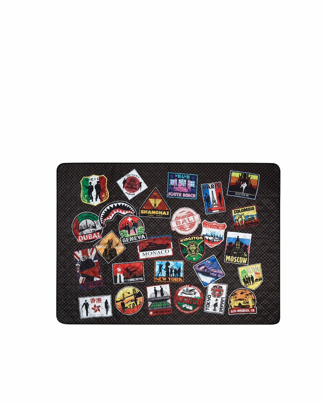Sprayground GLOBAL MOGUL UNLIMITED MILES PACKABLE BEACH MAT BLANKET WATER RESISTAN