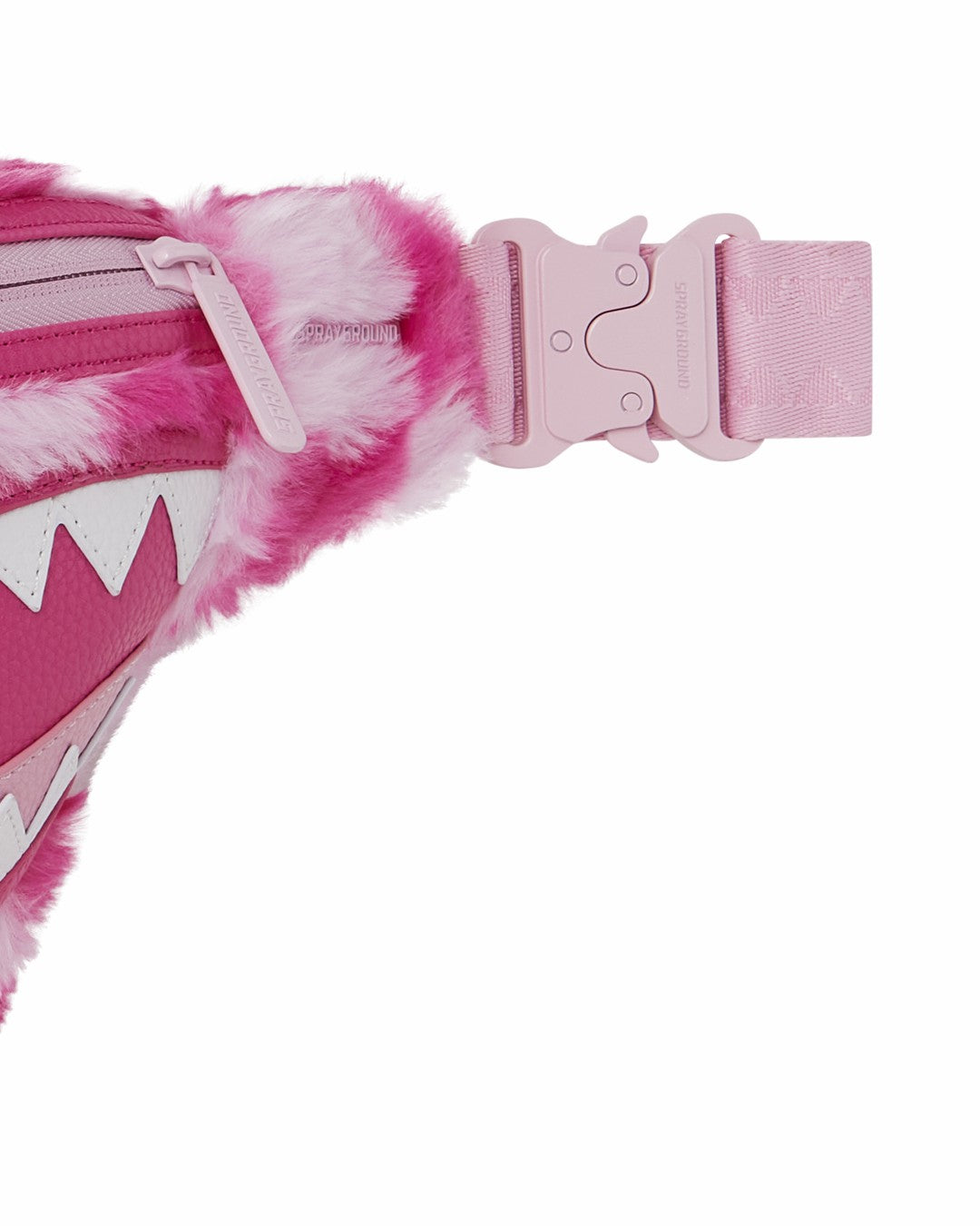 Sprayground FURZILLA SHARK (PINK CHECK) SAVVY CROSSBODY