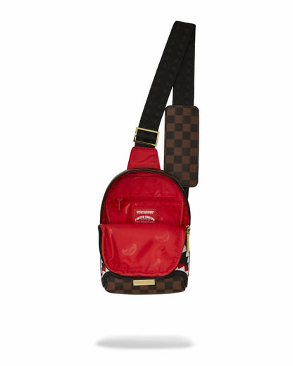 Sprayground SAWTOOTH SHARKS IN PARIS ONE-STRAP SLING
