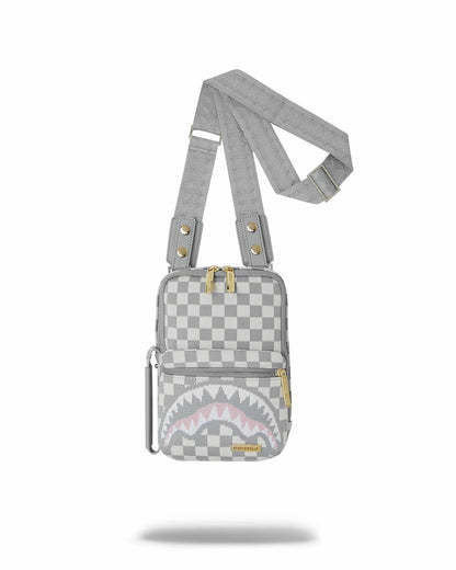 Sprayground KNIT SHARKS IN PARIS IN CREAM OG SLING