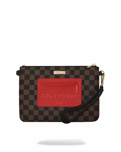 Sprayground KATANA CHECK BOSS CROSSOVER CLUTCH