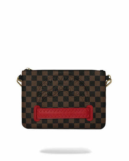 Sprayground KATANA CHECK BOSS CROSSOVER CLUTCH