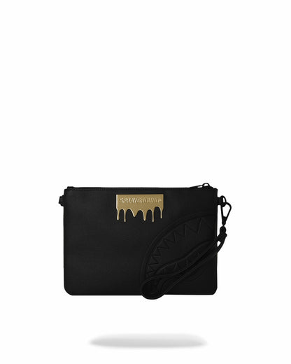 Sprayground GOLD BRICK DRIP CROSSOVER CLUTCH