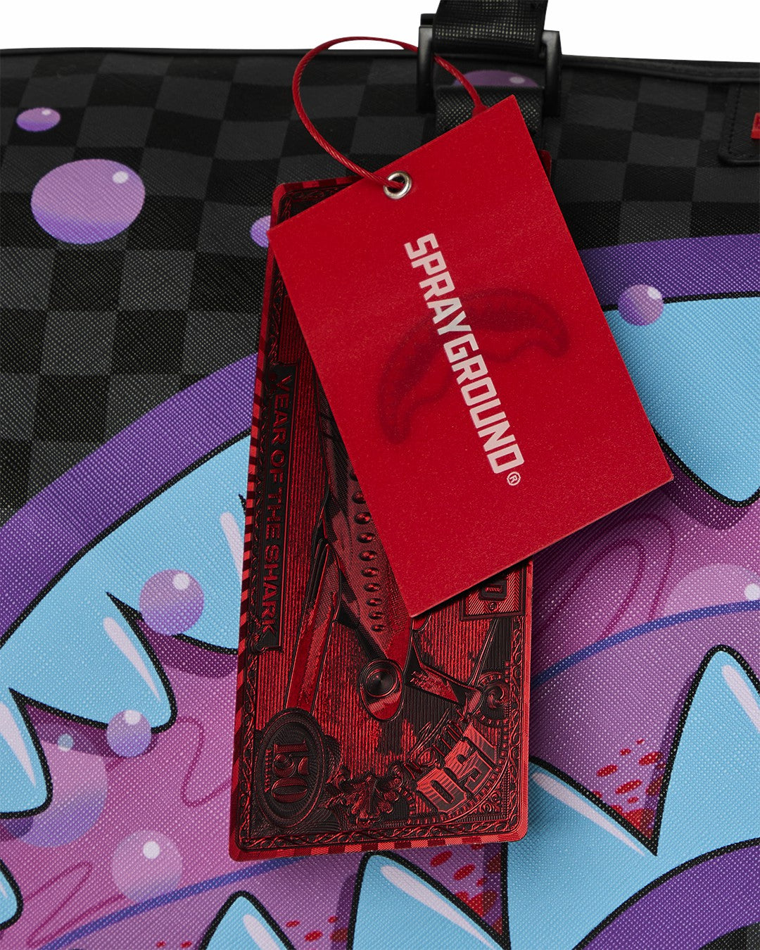 Sprayground PURPLE SLIME SHARK DUFFLE