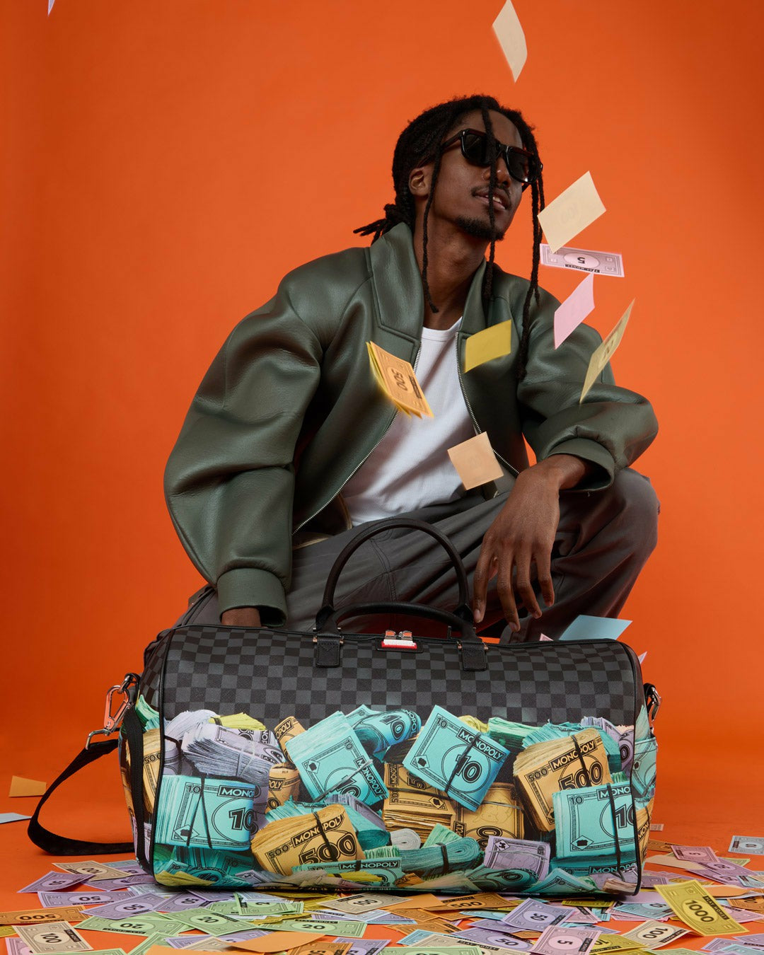 Sprayground MONOPOLY STACK UP DUFFLE