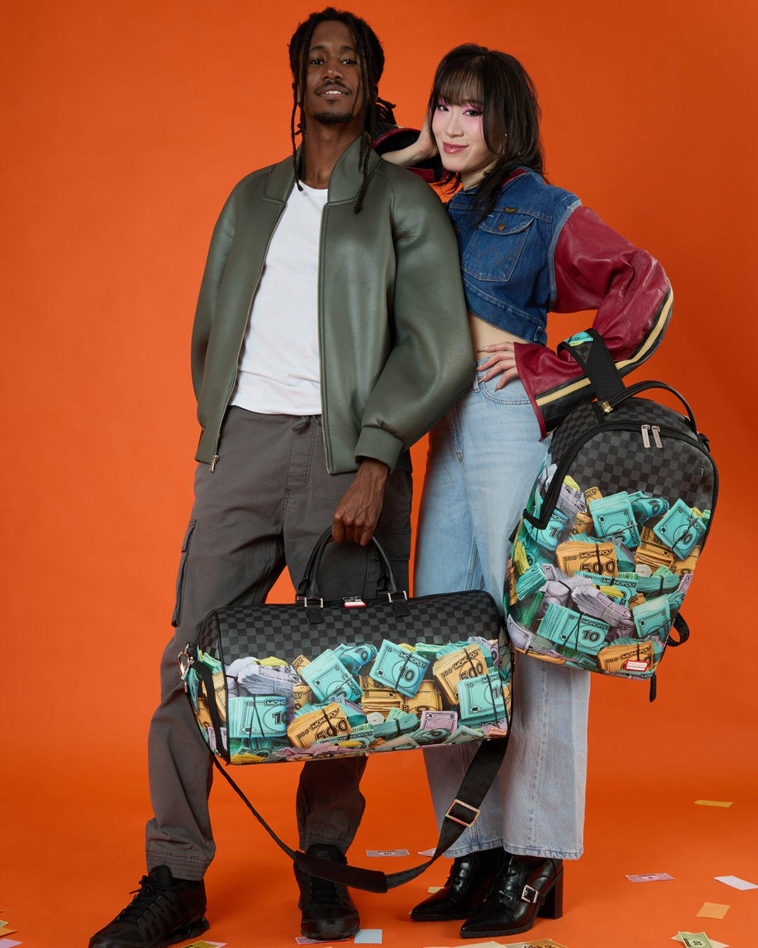 Sprayground MONOPOLY STACK UP DUFFLE