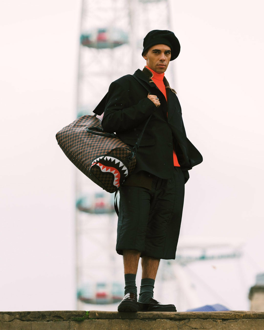 Sprayground THE PRIVATE JET SHARK CLUB DUFFLE