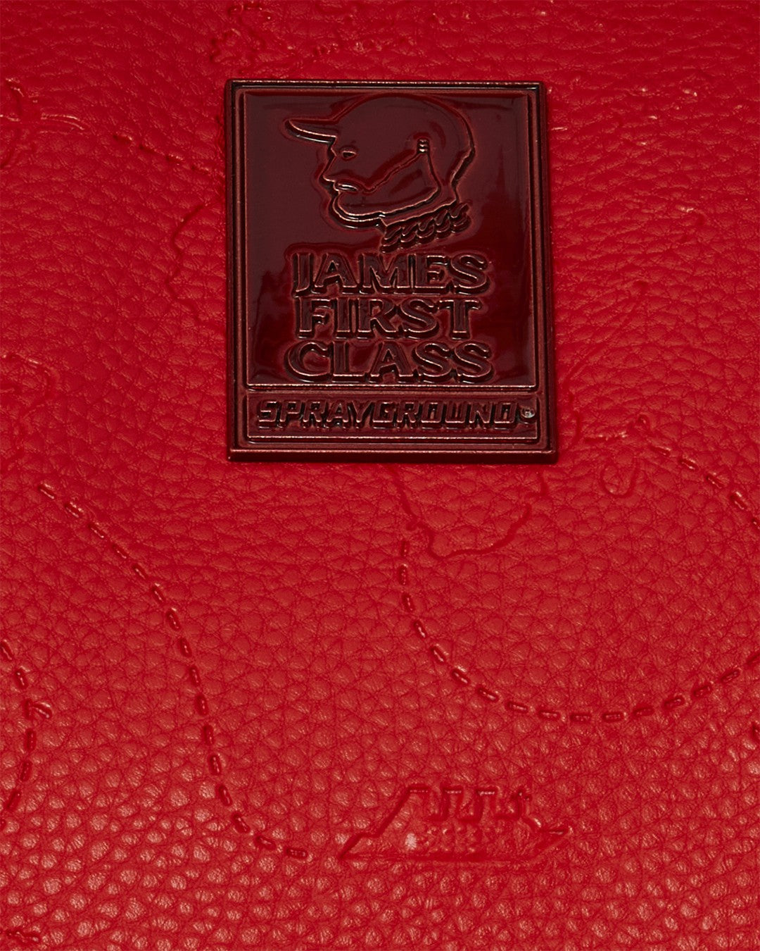 Sprayground JAMES FIRST CLASS RUBY RED PYRAMID LARGE DUFFLE