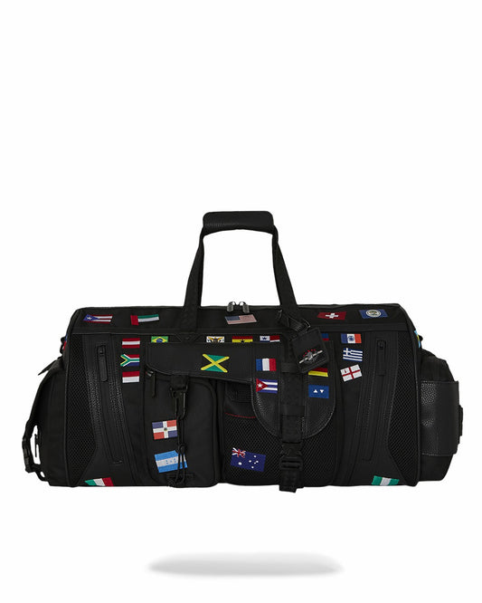 Sprayground JAMES FIRST CLASS GLOBAL FLAGS SPECIAL OPS DUFFLE
