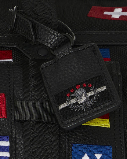 Sprayground JAMES FIRST CLASS GLOBAL FLAGS SPECIAL OPS DUFFLE