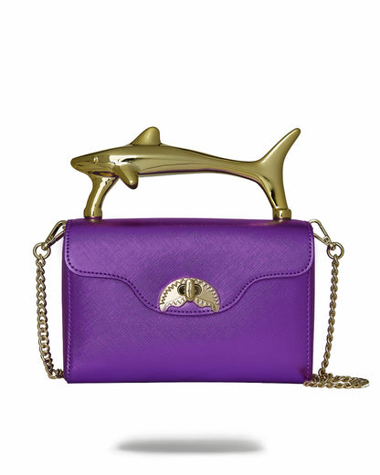 Sprayground SHARKS OF THE GOLD OCEAN CLUTCH