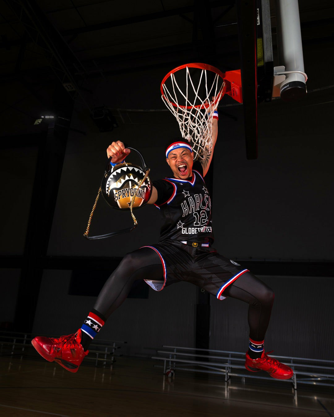 Sprayground HARLEM GLOBETROTTERS BASKETBALL BAG