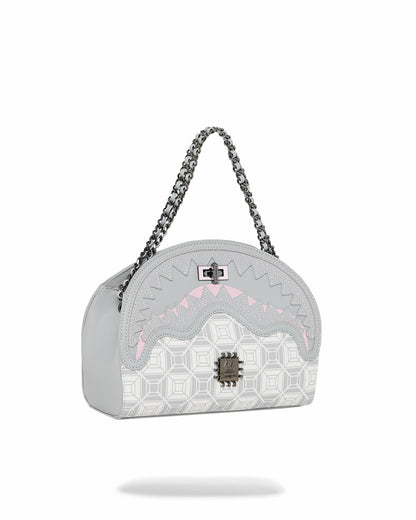 Sprayground A.I.8 AFRICAN INTELLIGENCE BOOKED & BUSY SHARK HANDBAG