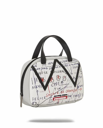 Sprayground OFFICIAL BASQUIAT UNTITLED (CHEESE POPCORN) 1983 HANDBAG