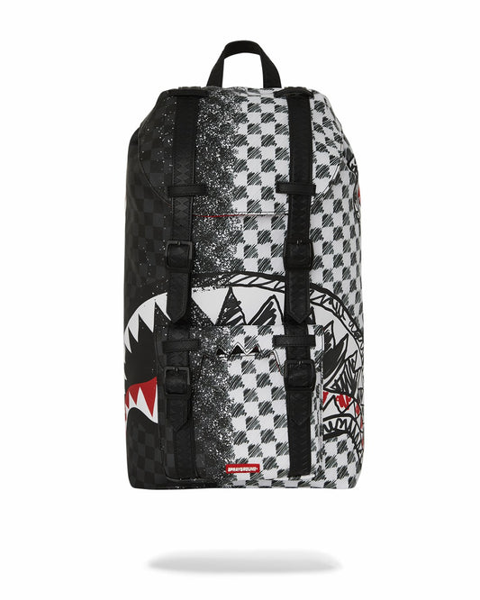 Sprayground SCRIBBLE DRIBBLE CHECK HILLS BACKPACK