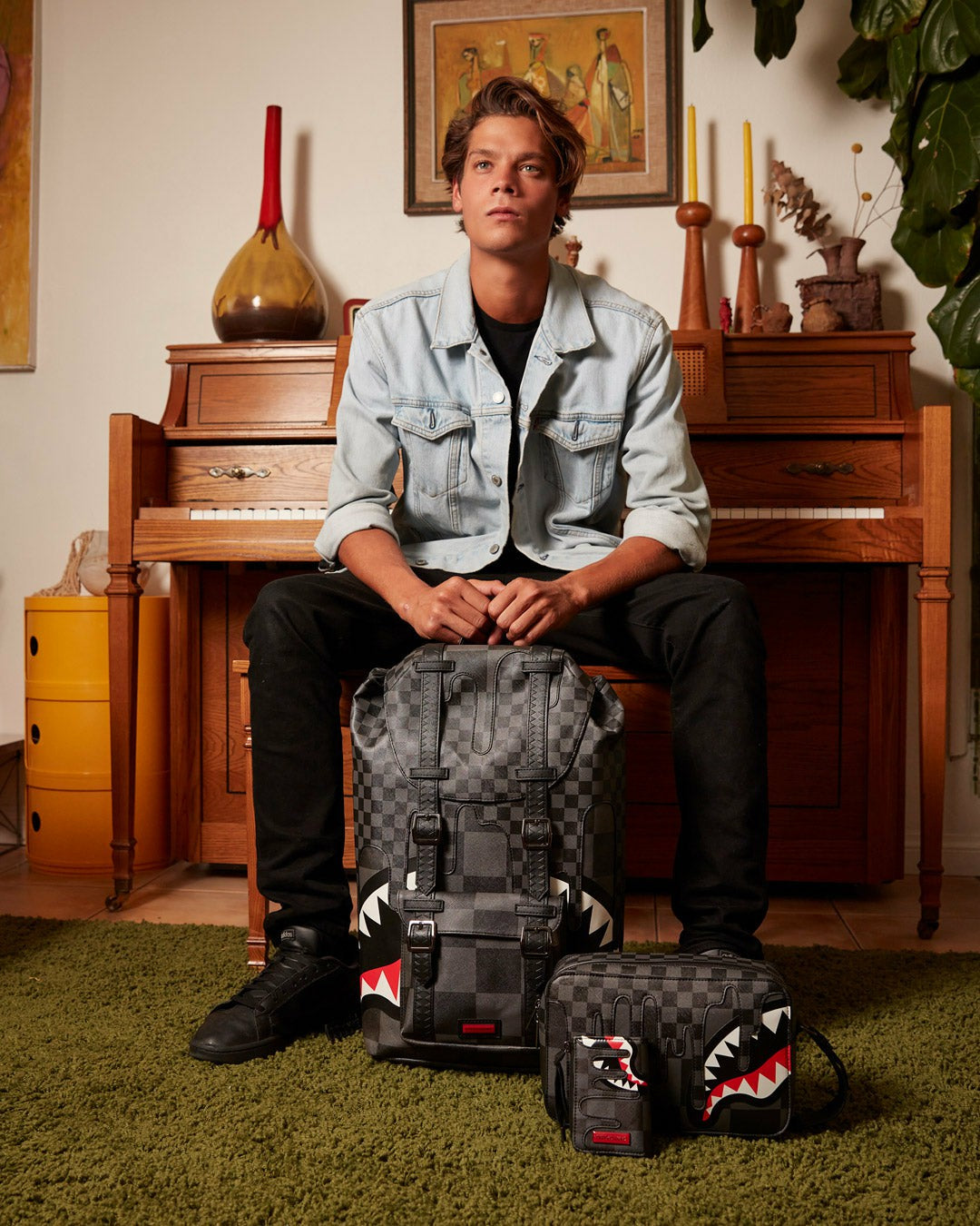 Sprayground XTC GREY SHARKS IN PARIS HILLS BACKPACK