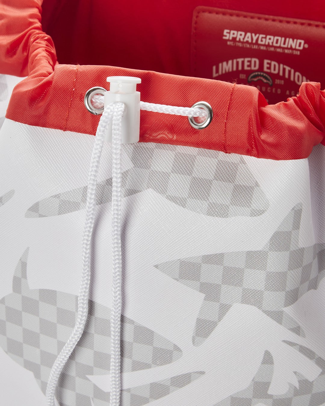 Sprayground SHARK CHECK (WHITE) HILLS BACKPACK
