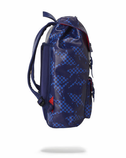 Sprayground SHARK CHECK (BLUE) HILLS BACKPACK