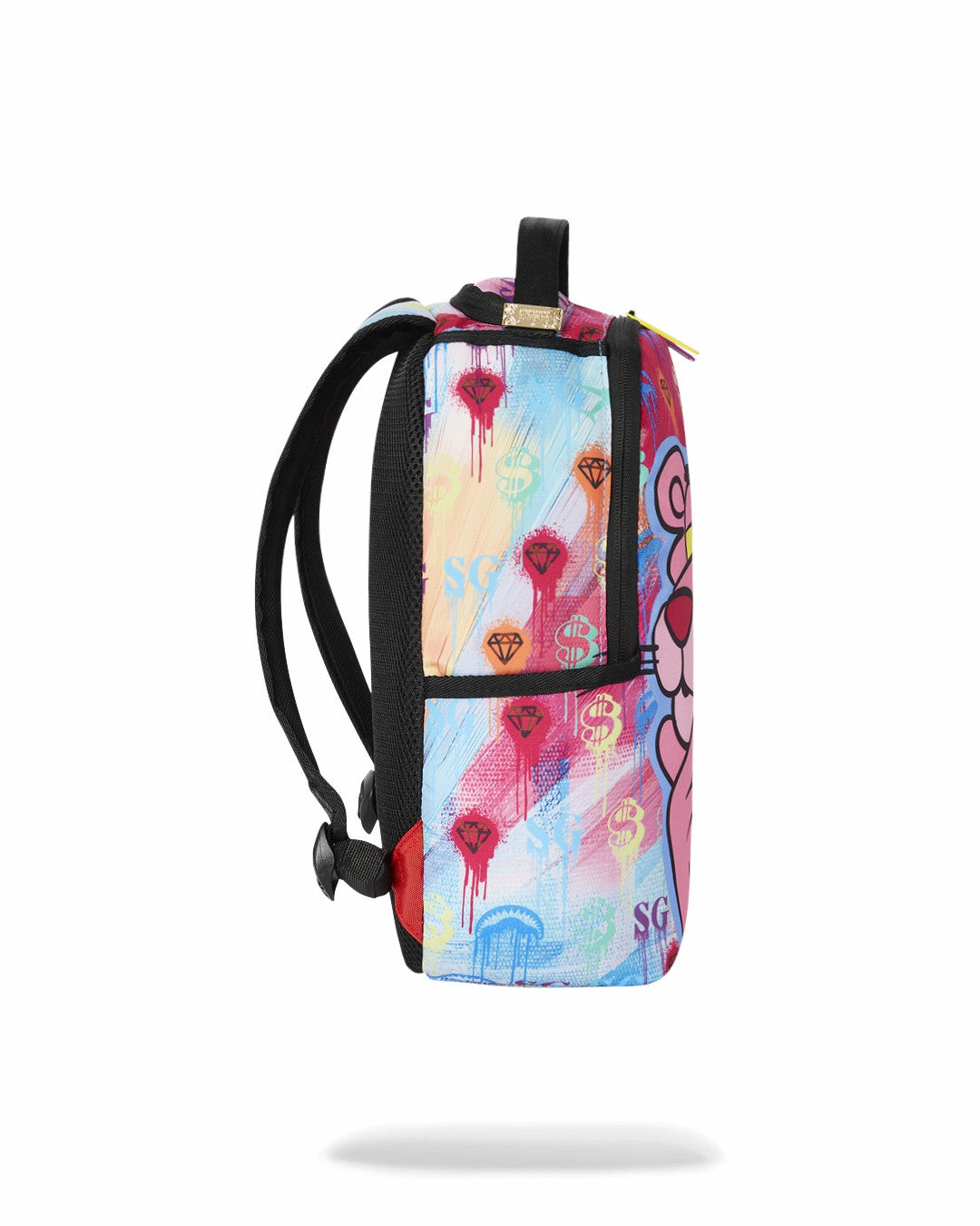 Sprayground SMALL BACKPACK: PINK PANTHER ART CLASS