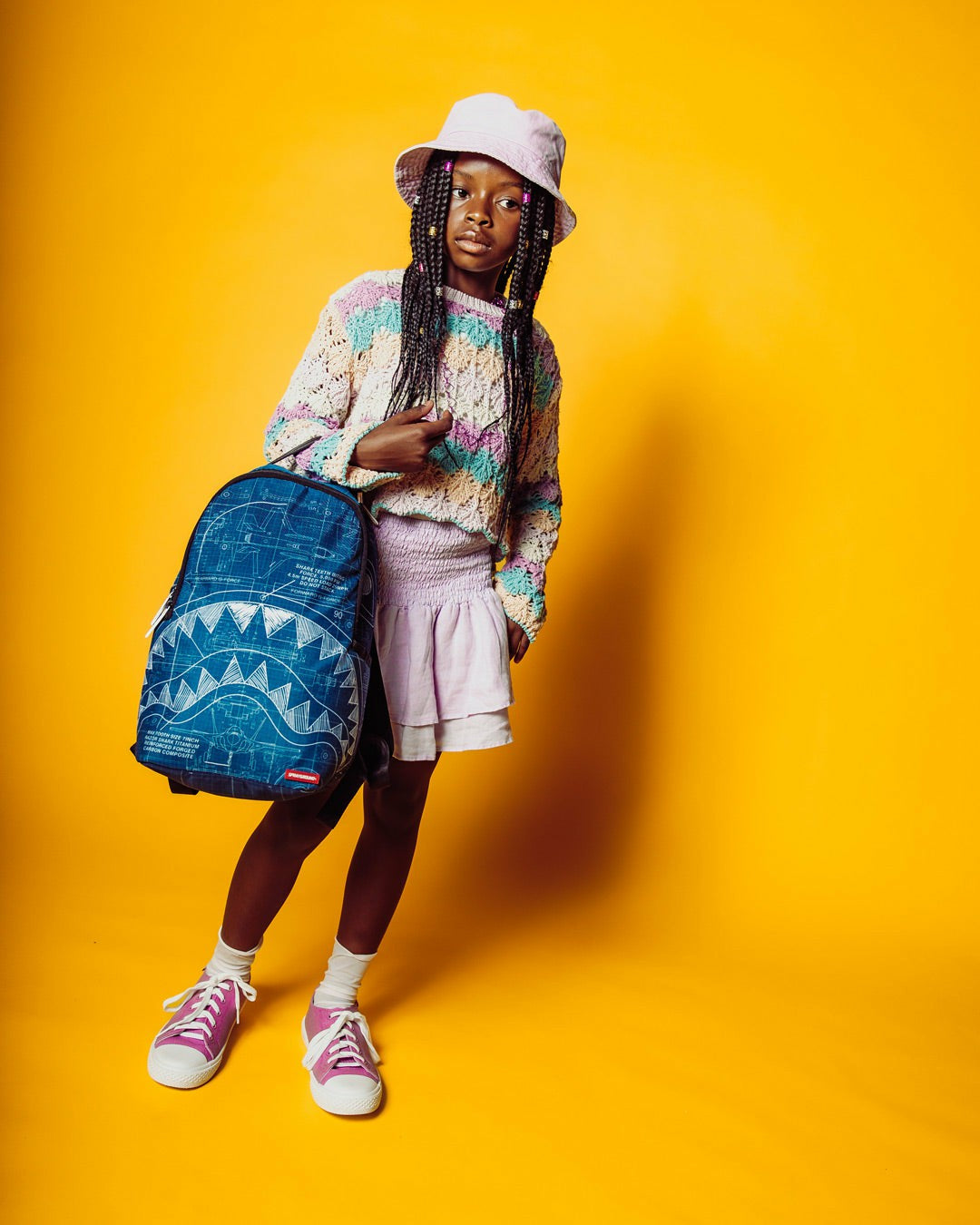 Sprayground MINI SCHEMATICS SHARK BACKPACK