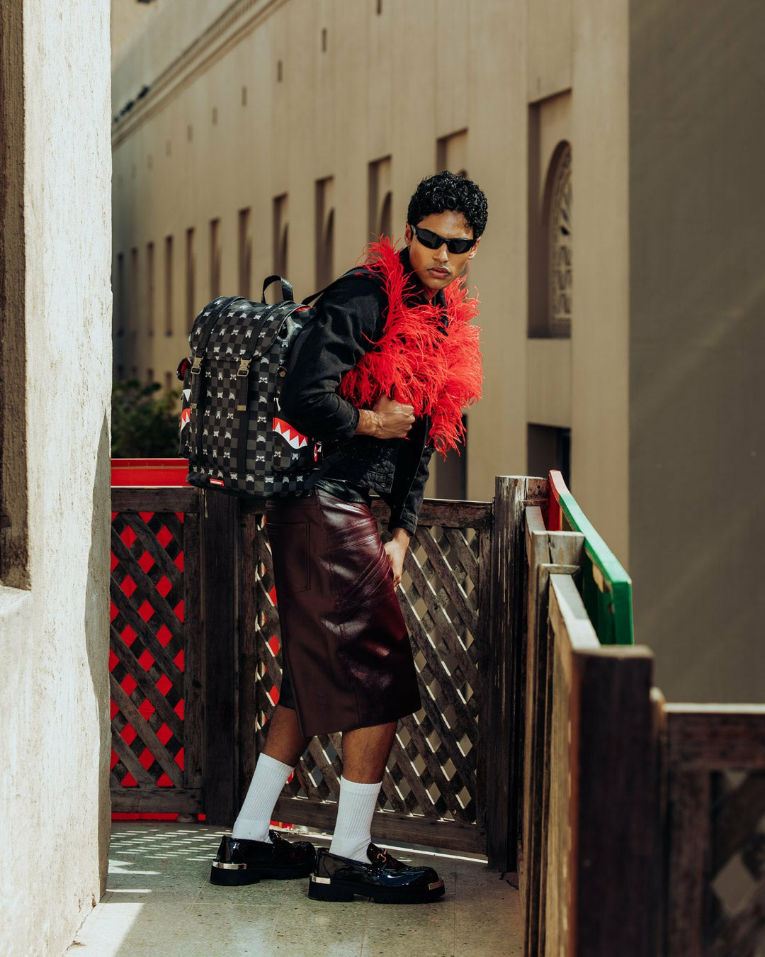Sprayground SHARK MOB HIDEOUT MONTE CARLO BACKPACK