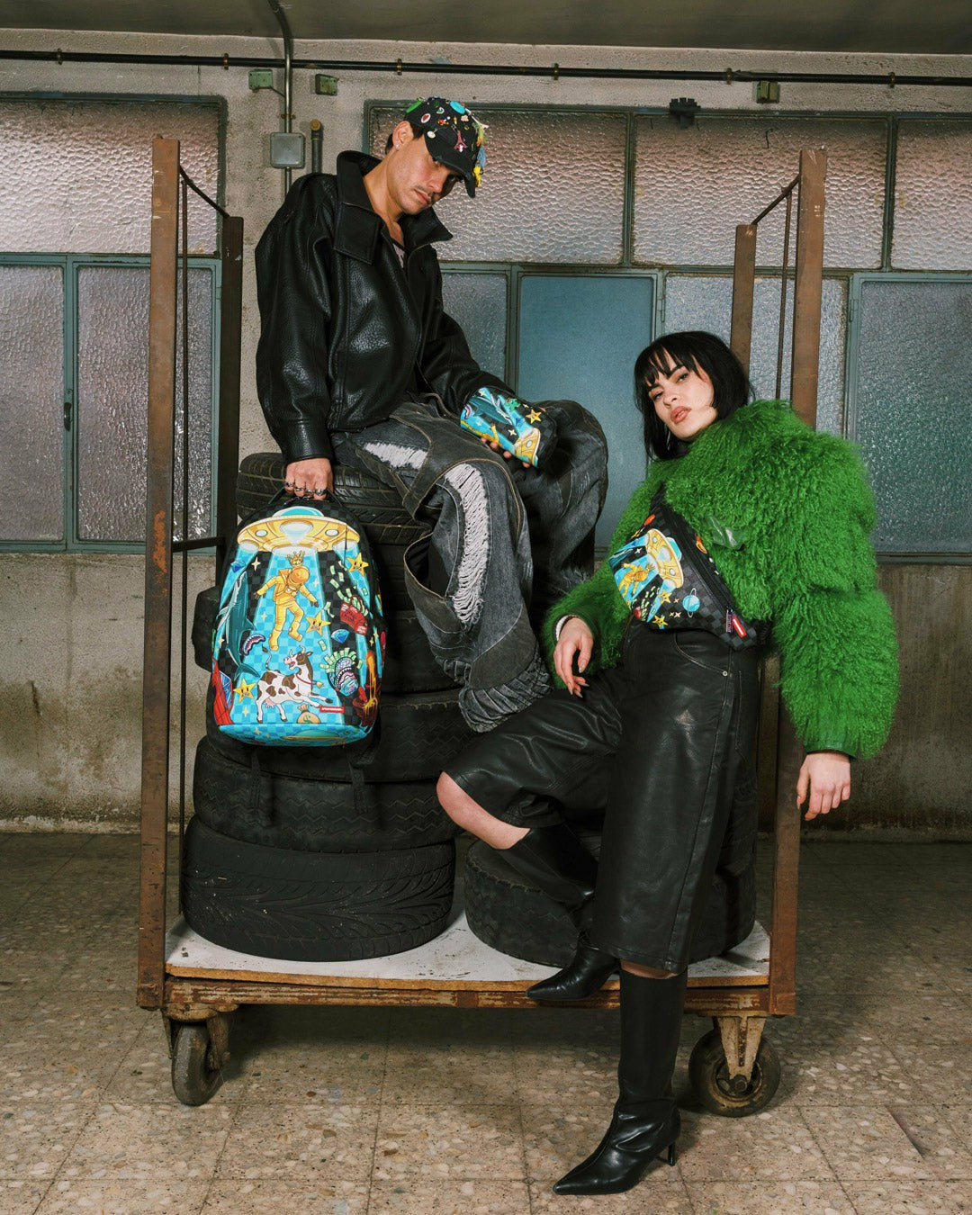 Sprayground EXTRA EXTRATERRESTRIAL POUCH