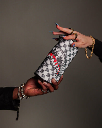 Sprayground SCRIBBLE DRIBBLE CHECK POUCH
