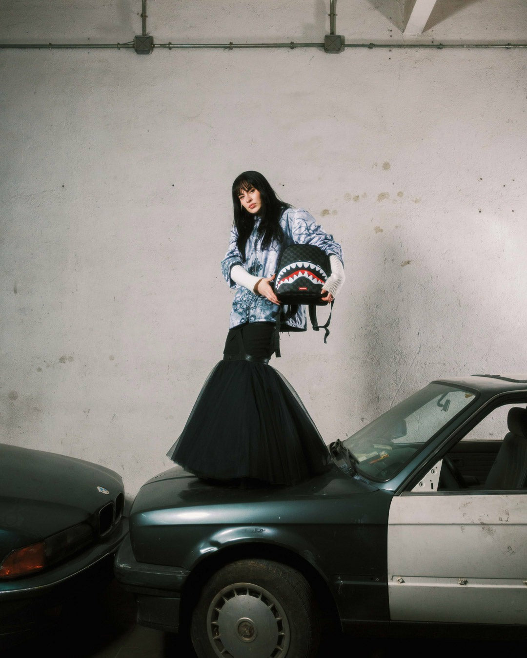 Sprayground SHARKS IN PARIS HYPER PUFF SAVAGE BACKPACK