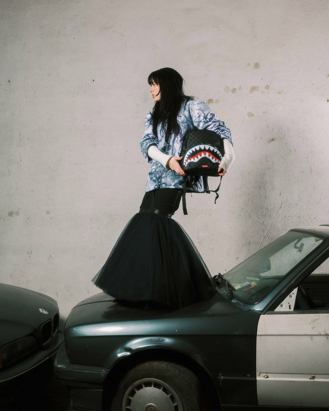 Sprayground SHARKS IN PARIS HYPER PUFF SAVAGE BACKPACK