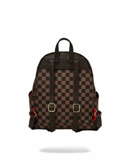 Sprayground EXTERIOR GOLD ZIP POCKET SHARKS IN PARIS SAVAGE BACKPACK