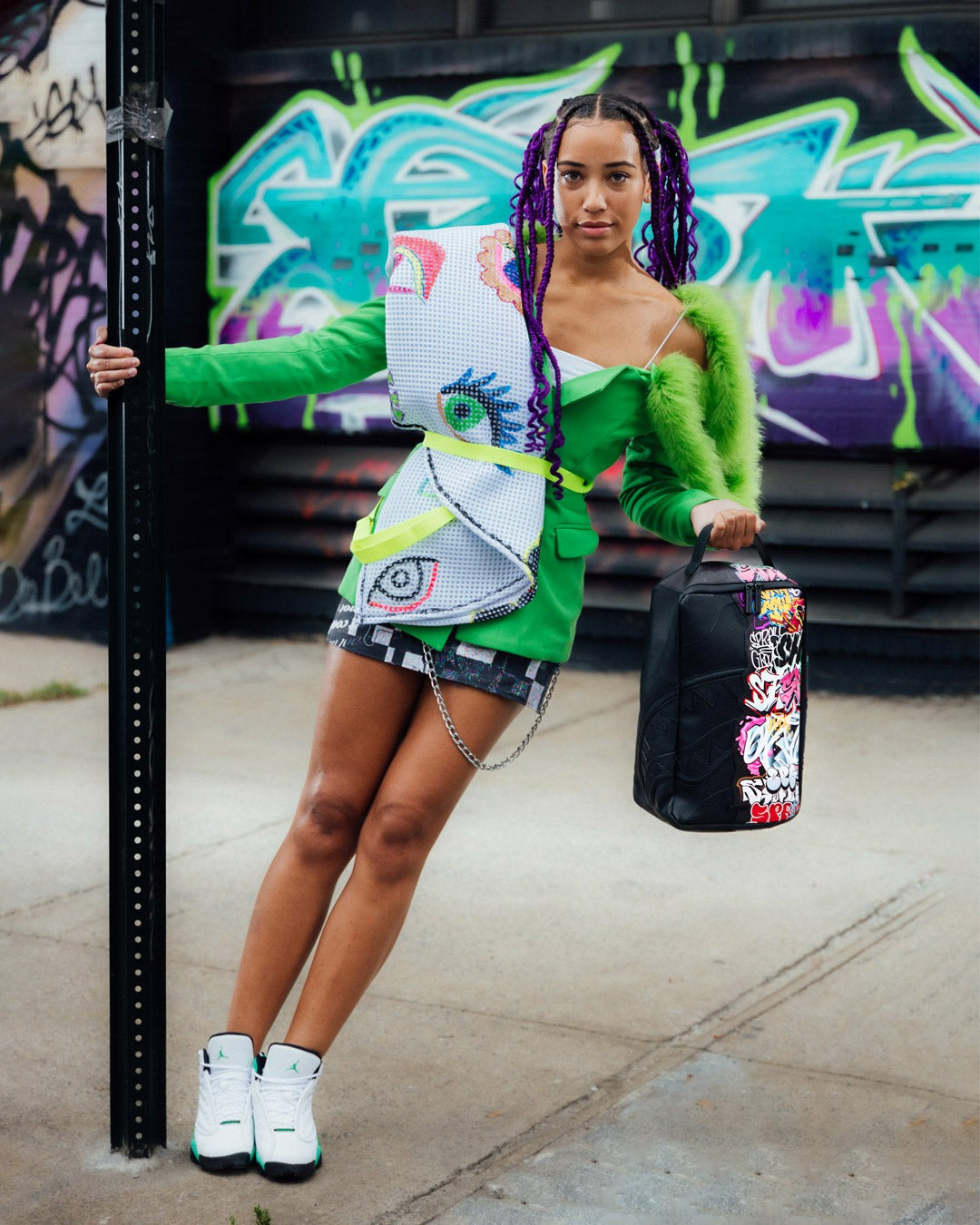 Sprayground HALF GRAFF NIGHT SNEAKER HOLDER