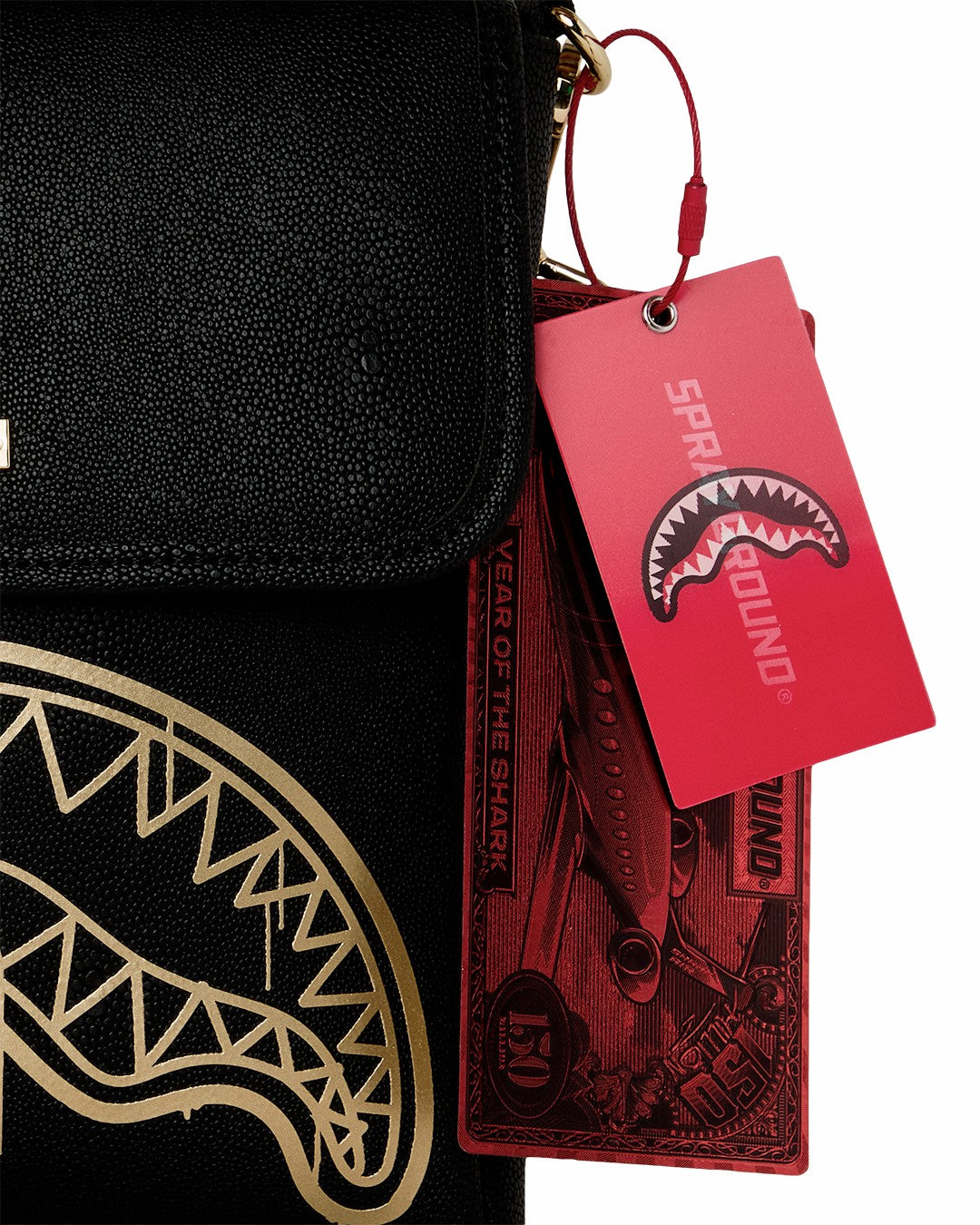 Sprayground GOLD FANG MESSENGER SLING