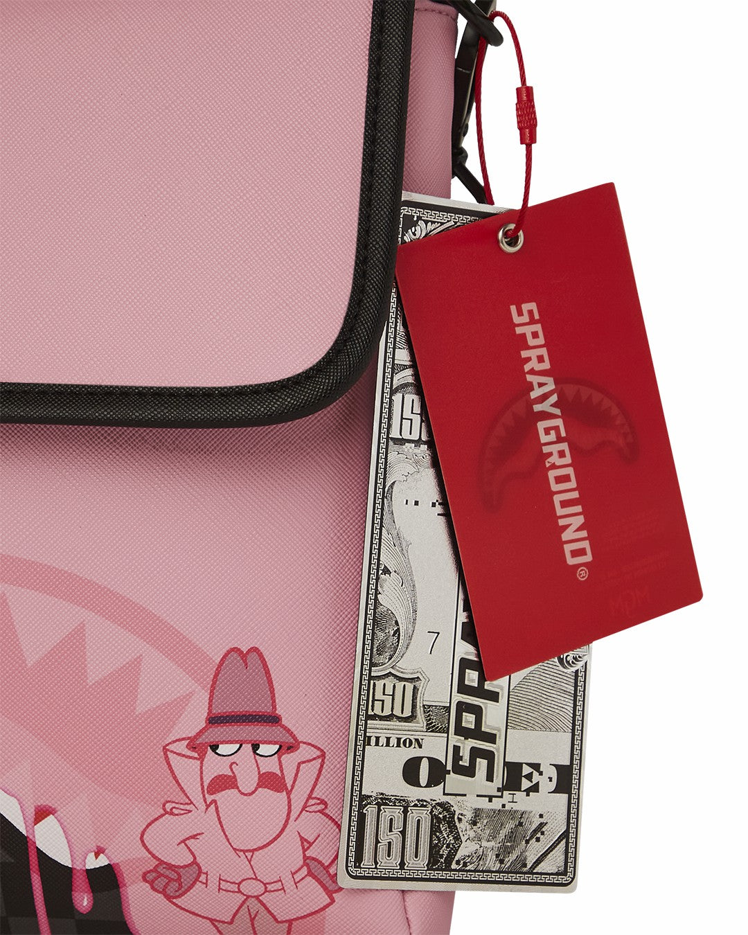 Sprayground PINK PANTHER PINK PAINTER MESSENGER SLING BAG