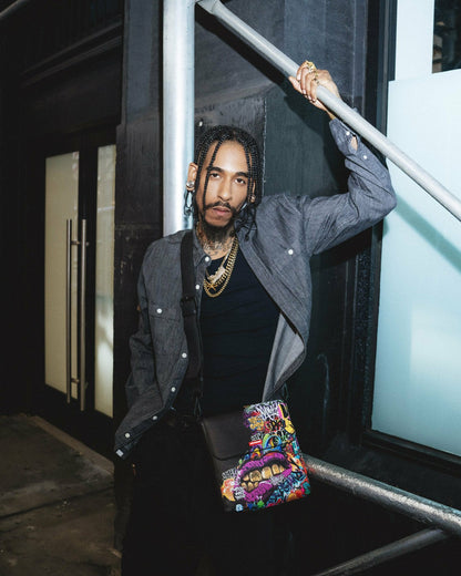 Sprayground HALF GRAF LIPS MESSENGER BAG
