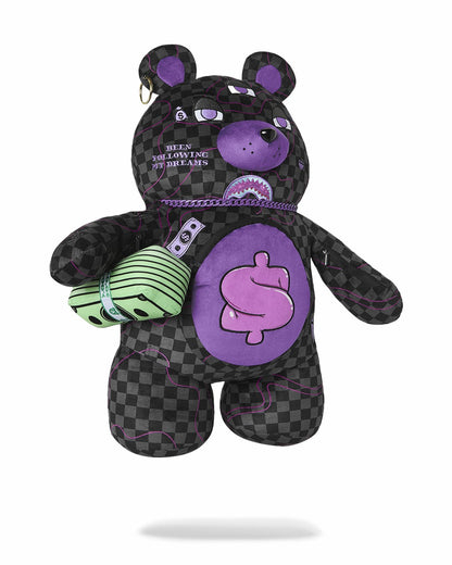 Sprayground PURPLE SLIME SHARK MONEYBEAR BACKPACK