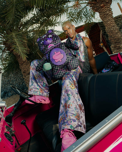 Sprayground PURPLE SLIME SHARK MONEYBEAR BACKPACK