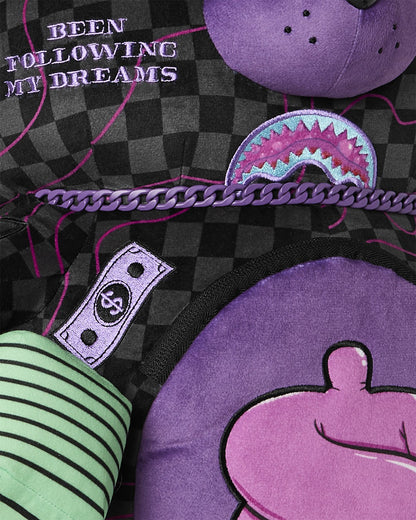 Sprayground PURPLE SLIME SHARK MONEYBEAR BACKPACK