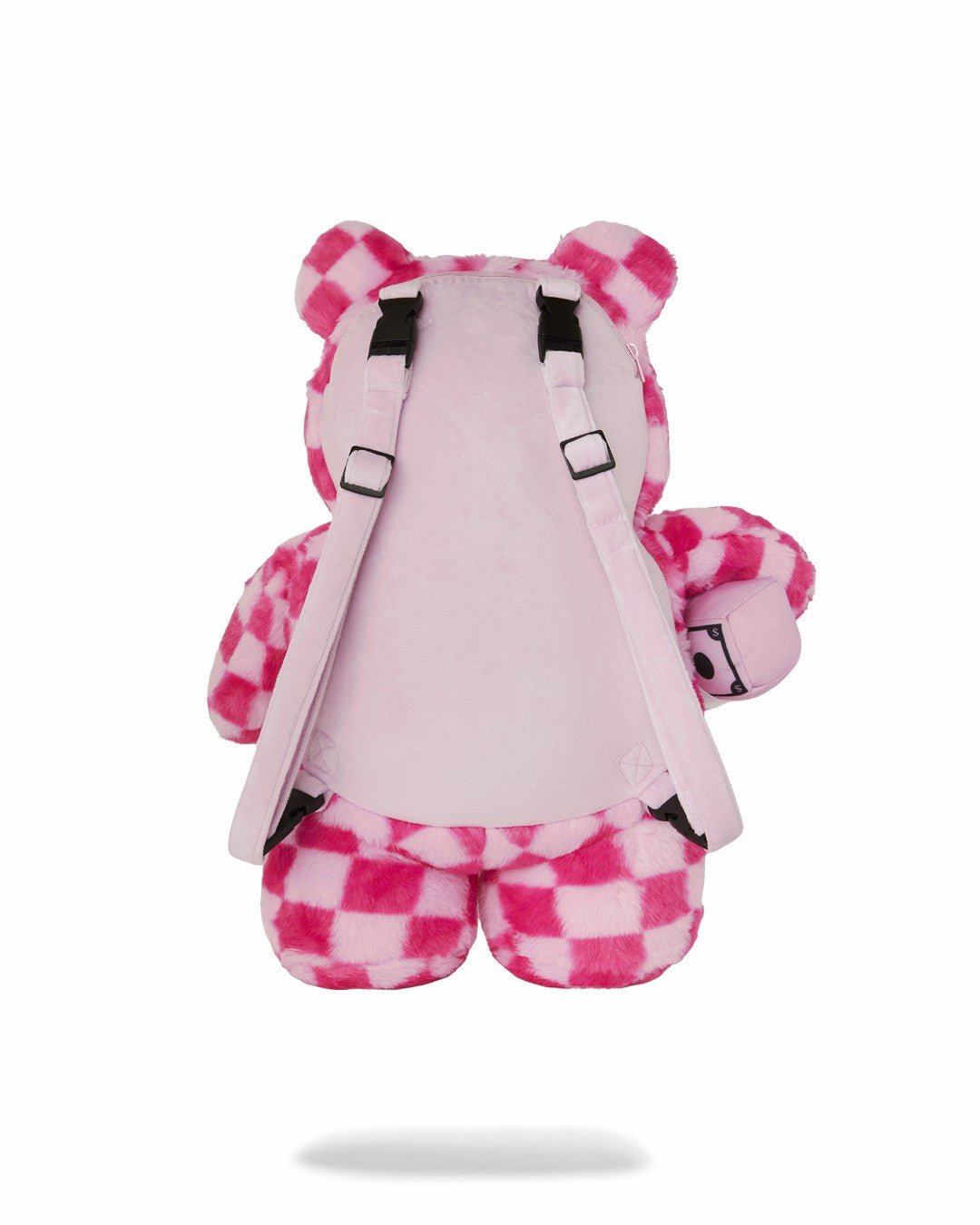 Sprayground FURZILLA SHARK (PINK CHECK) MONEYBEAR BACKPACK
