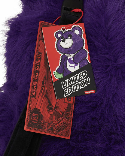 Sprayground FURZILLA SHARK (PURP) MONEYBEAR BACKPACK