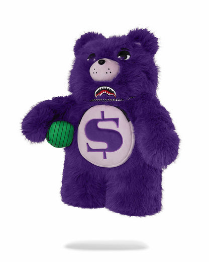 Sprayground FURZILLA SHARK (PURP) MONEYBEAR BACKPACK