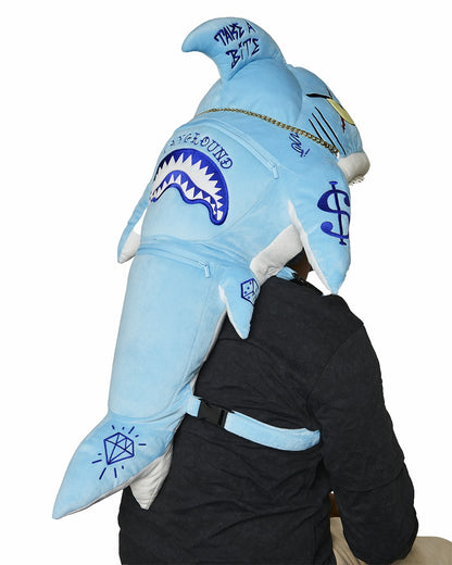 Sprayground STUFFED SAVAGE HOODY BACKPACK SHARK