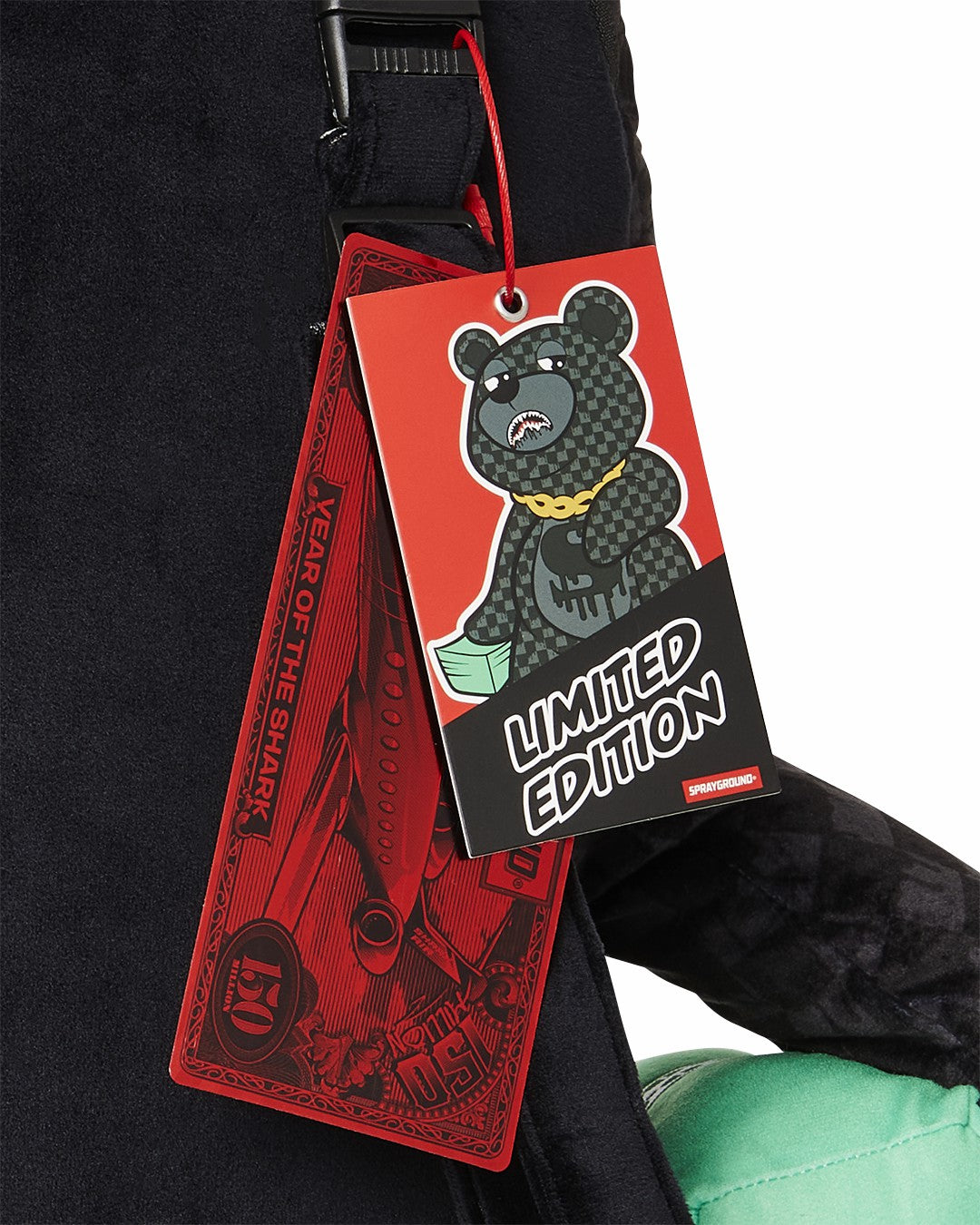 Sprayground SHARKS IN PARIS THUNDERDRIP MONEYBEAR TEDDYBEAR BACKPACK