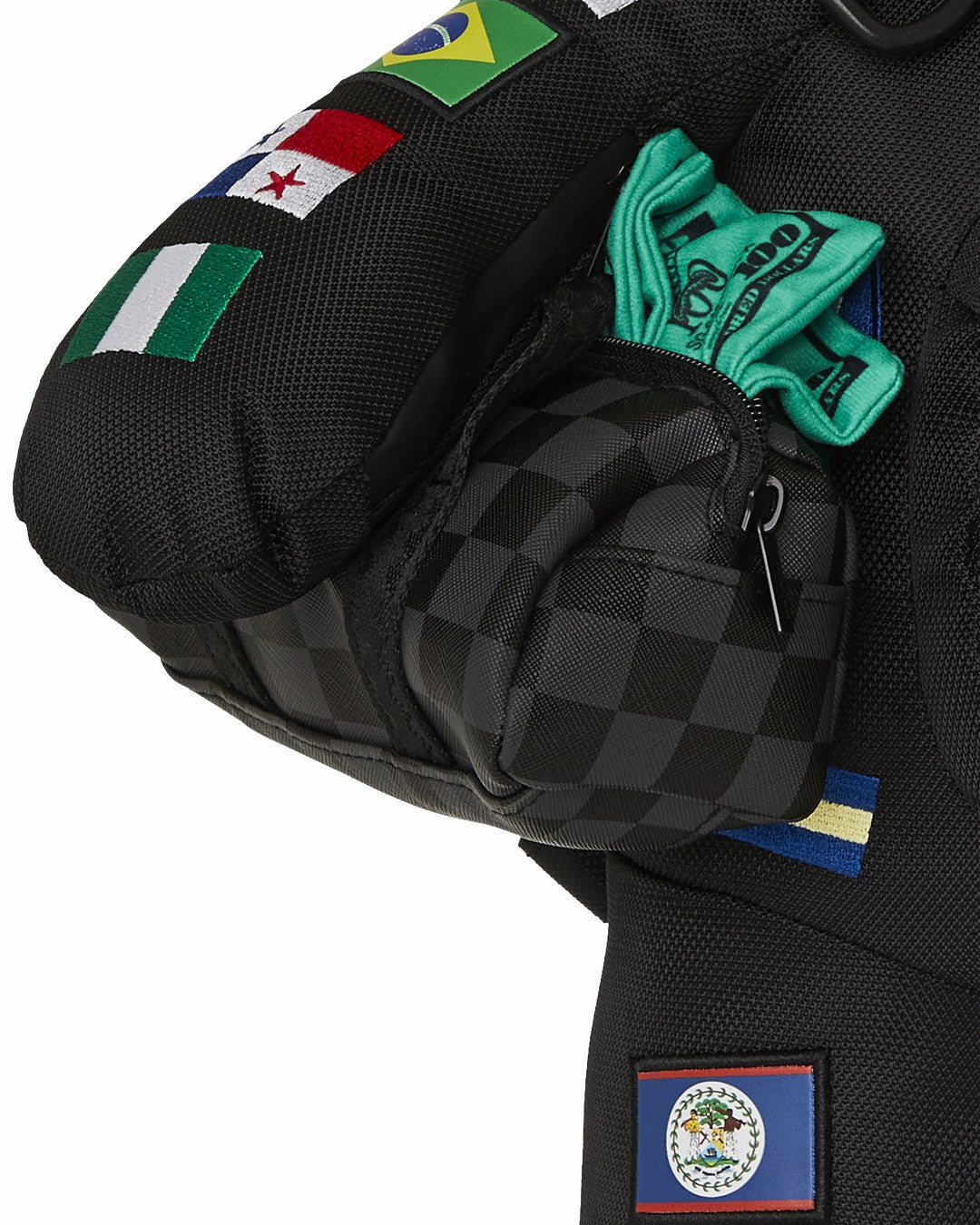 Sprayground JAMES FIRST CLASS GLOBAL FLAGS MONEYBEAR BACKPACK