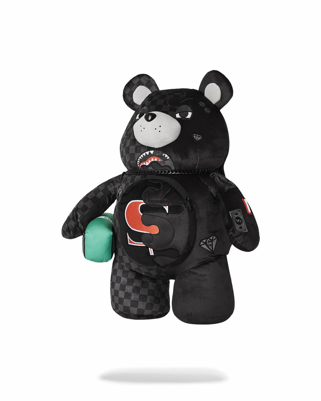 Sprayground SPEED SHARK SIDE SWIPE MONEYBEAR TEDDY BEAR BACKPACK