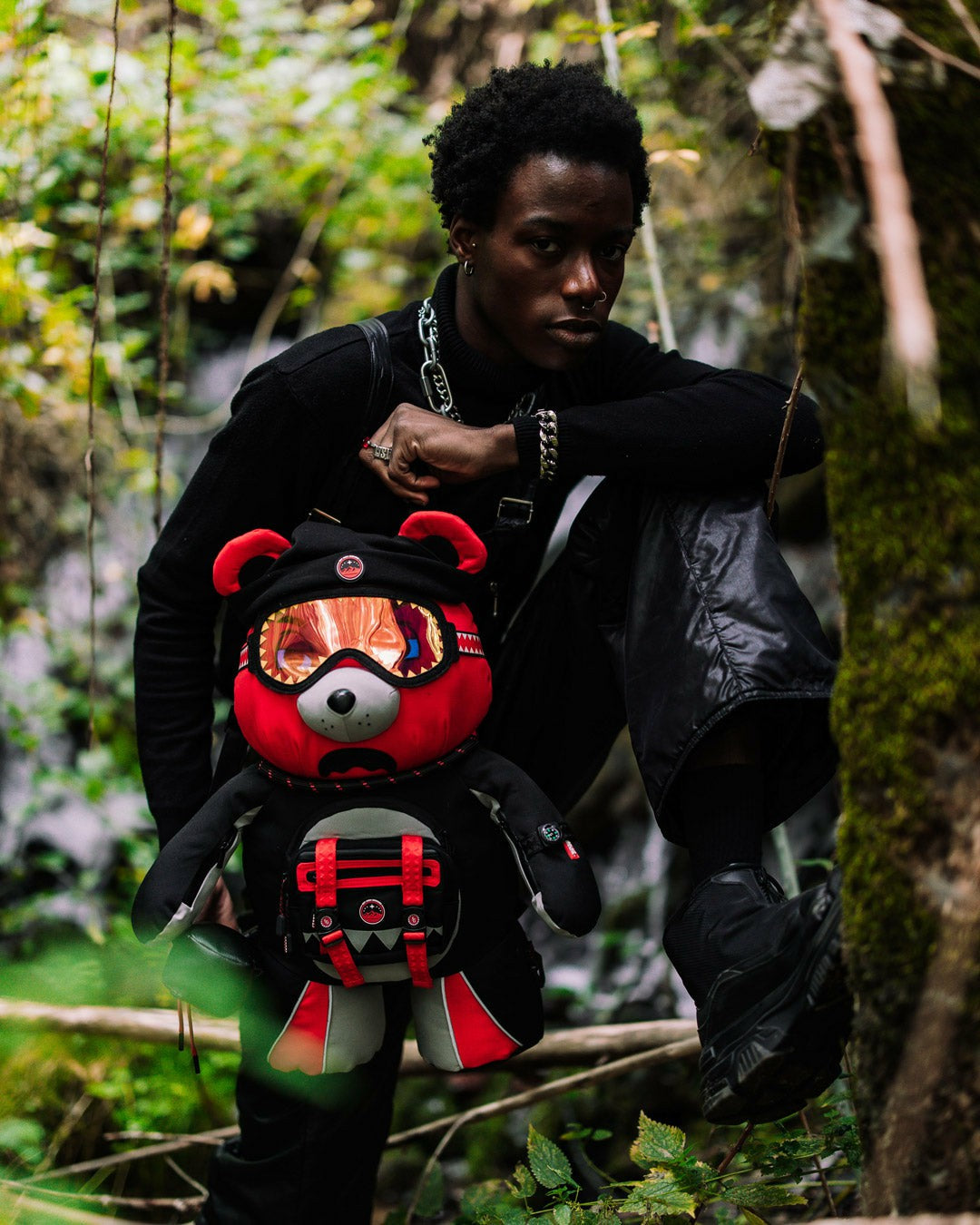 Sprayground SKY HIGH SEEKERS ARCTIC GPS MONEYBEAR BACKPACK