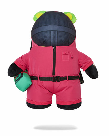 Sprayground SQUID GAME COLLAB PINK SOLDIERS BEAR BACKPACK