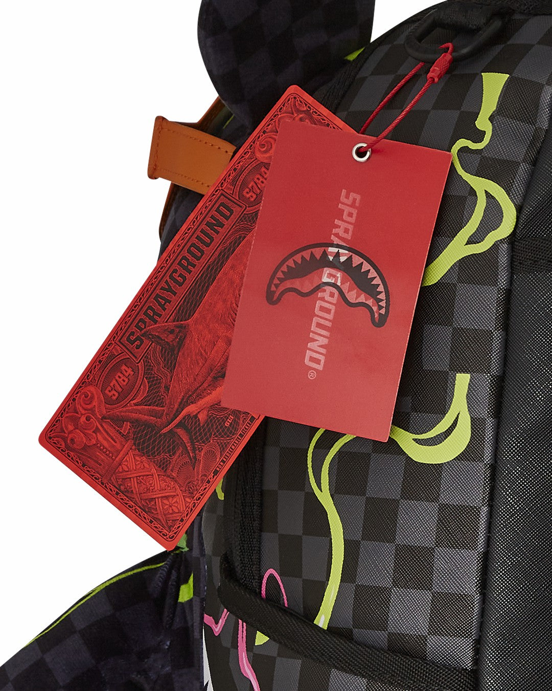 Sprayground SLIME DIME MONEYBEAR TEDDYBEAR ON BACKPACK